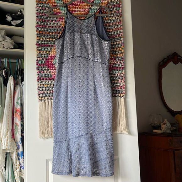 Beautiful blue crochet Antonio Melani with lining. - Picture 1 of 9